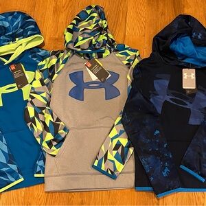 Under Armour Kids' Multicolor Hooded Sweatshirts- set of 3